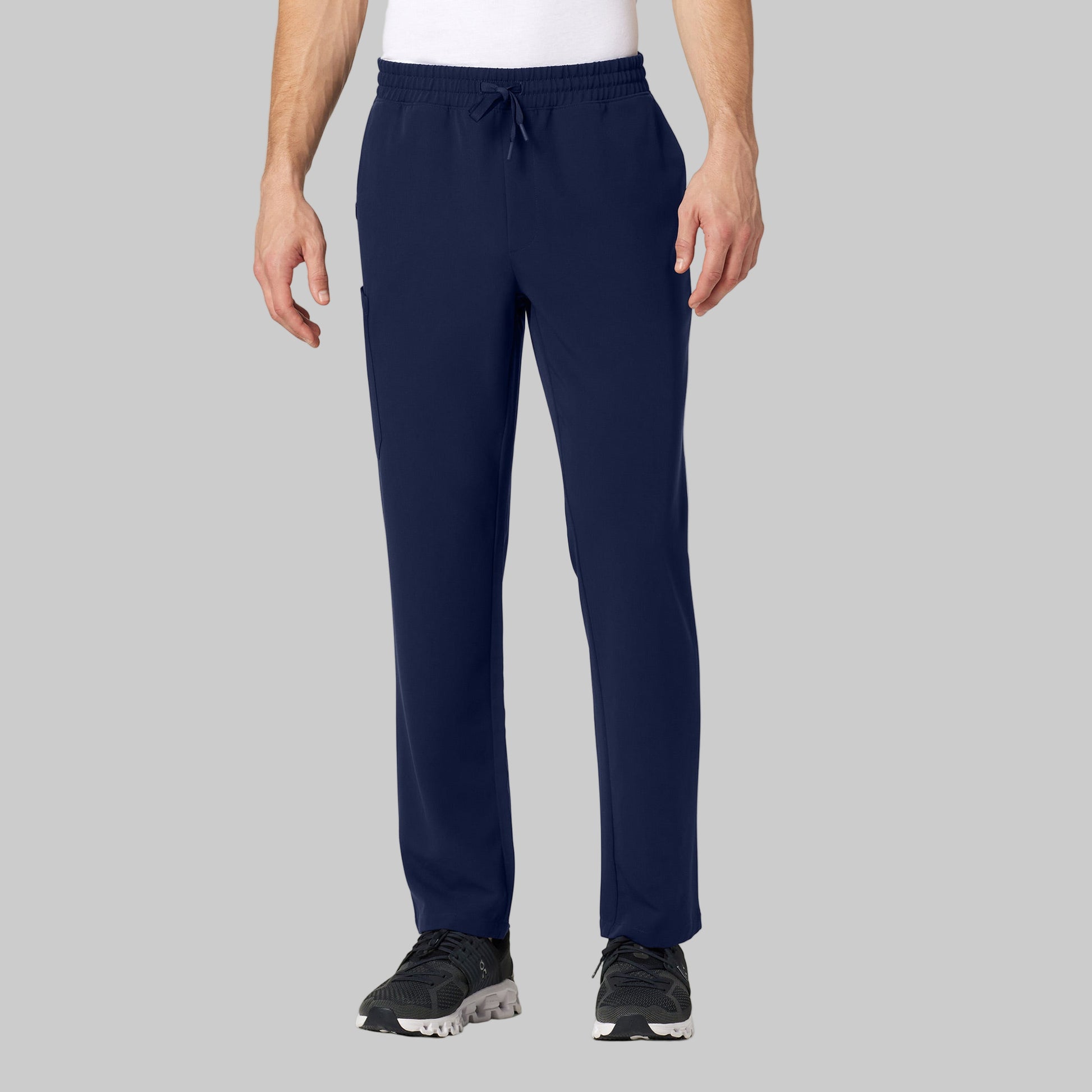 JAANUU Rhodes Men's Everyday Straight - Leg Scrub Pant Midnight Navy - Get Scrubbed
