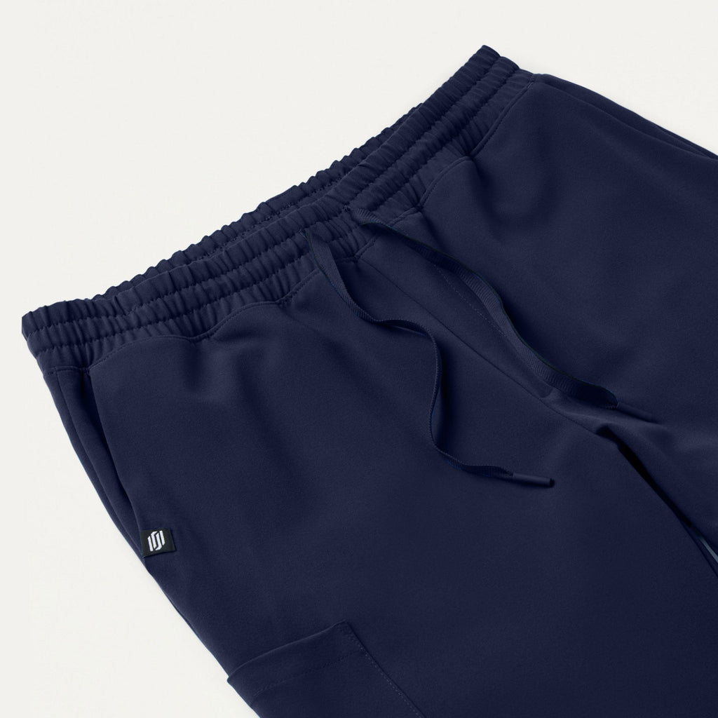 JAANUU Rhodes Men's Everyday Straight - Leg Scrub Pant Midnight Navy - Get Scrubbed