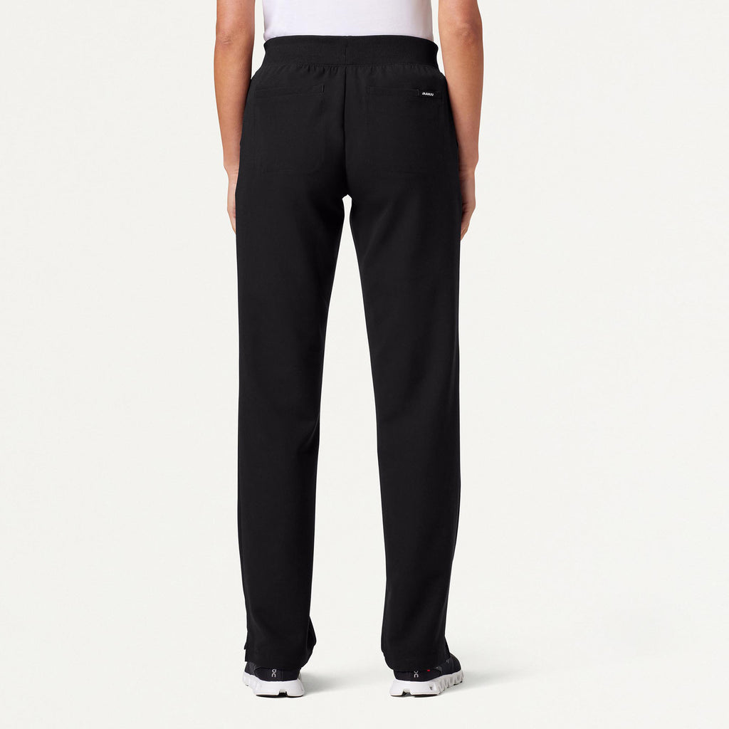 JAANUU Xenos Essential Knit - Waist Scrub Pant Midnight Black - Get Scrubbed