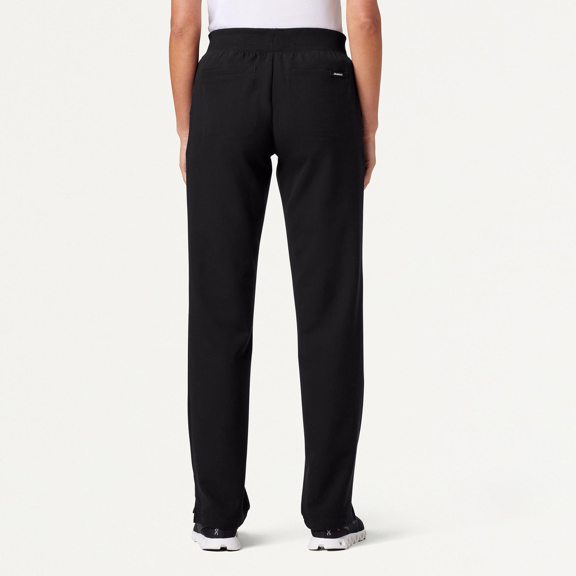 JAANUU Xenos Essential Knit - Waist Scrub Pant Midnight Black - Get Scrubbed