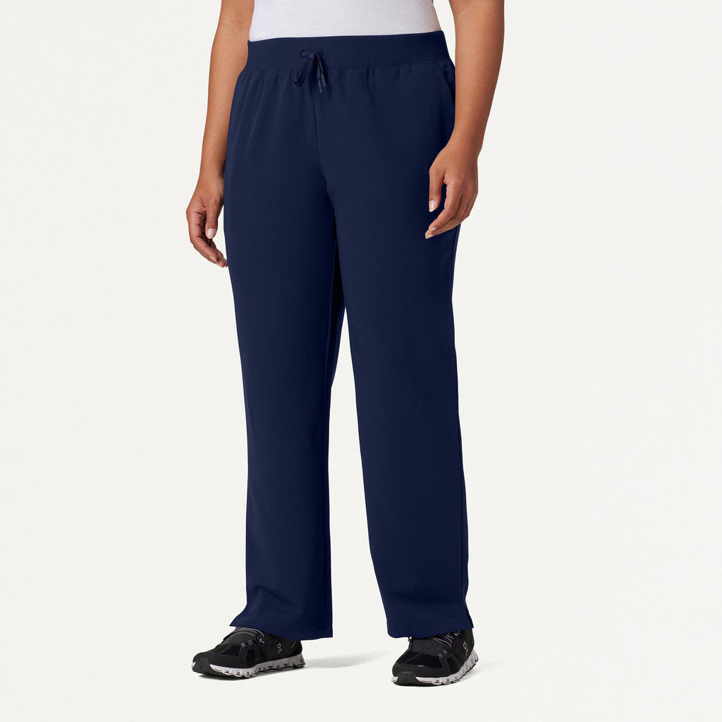 JAANUU Xenos Essential Knit - Waist Scrub Pant Midnight Navy - Get Scrubbed