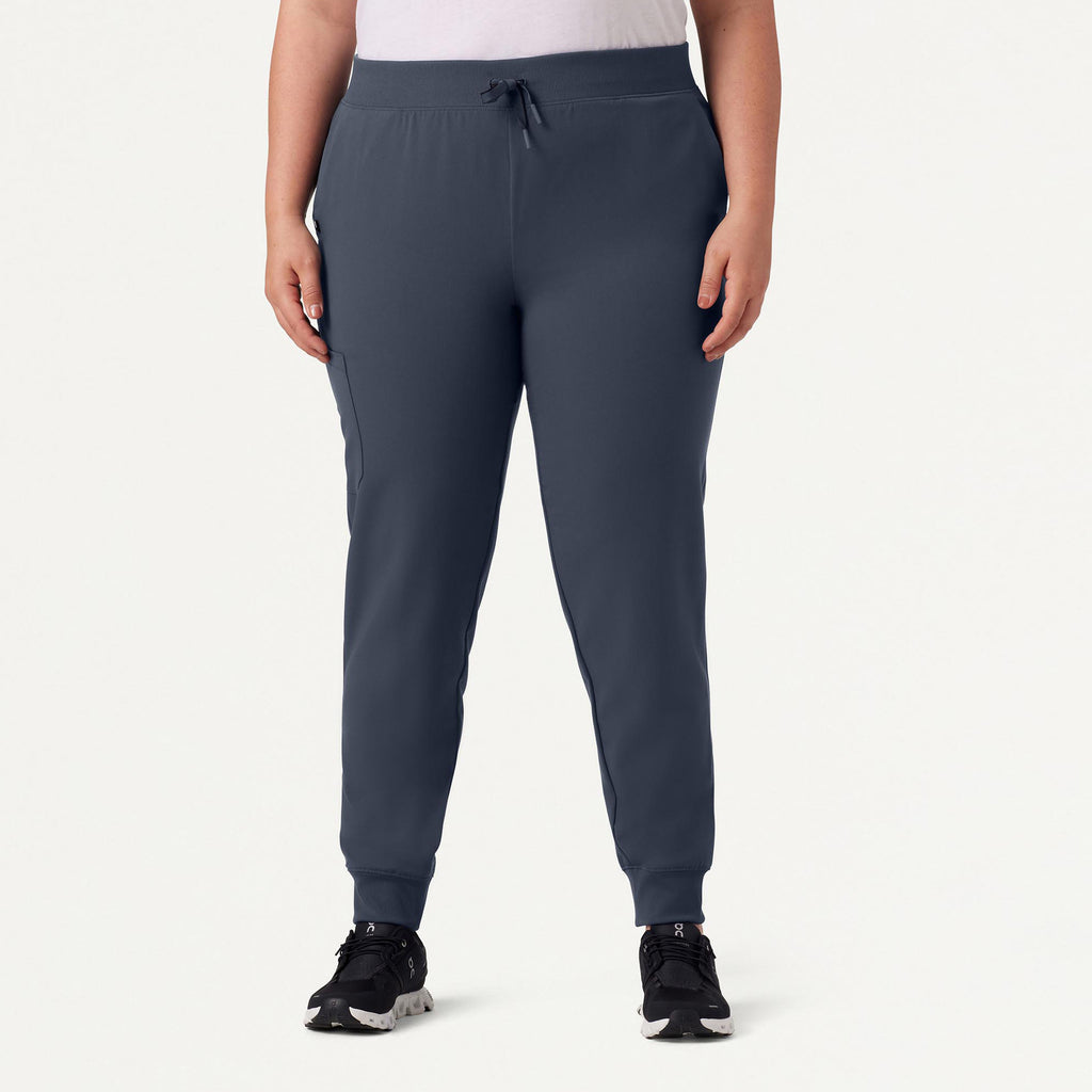 JAANUU Silex Knit - Waist Scrub Jogger Carbon Gray - Get Scrubbed