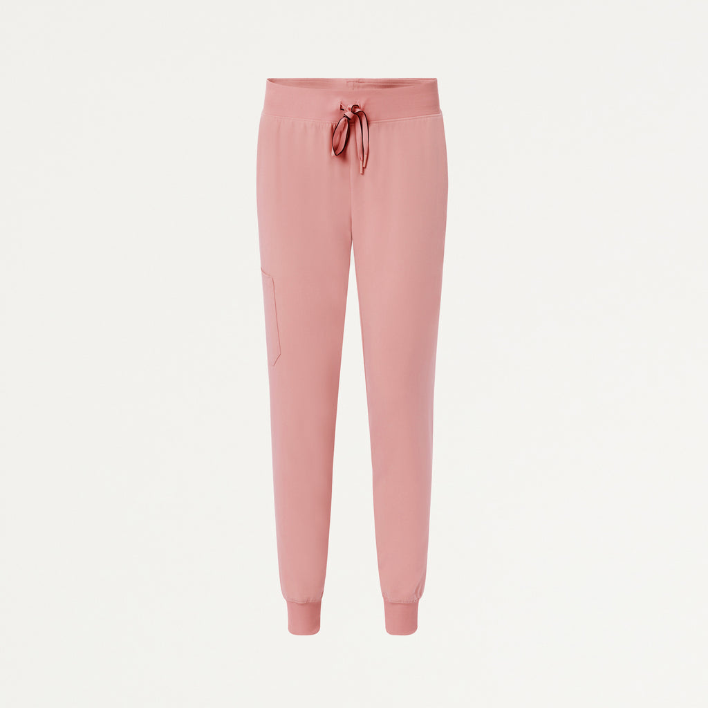 JAANUU Silex Knit - Waist Scrub Jogger Mauve - Get Scrubbed