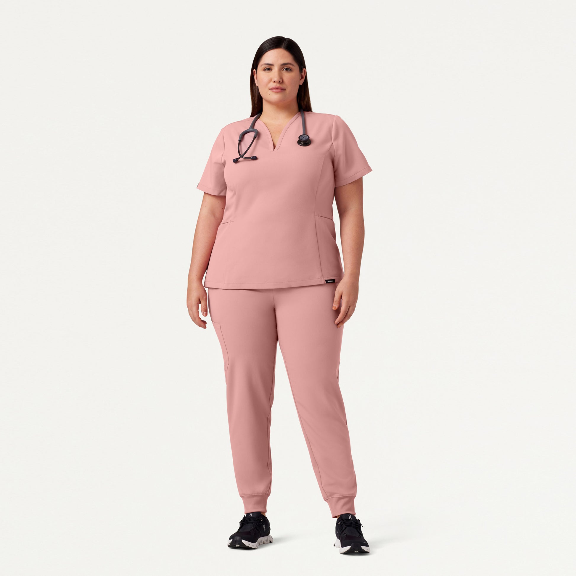 JAANUU Silex Knit - Waist Scrub Jogger Mauve - Get Scrubbed