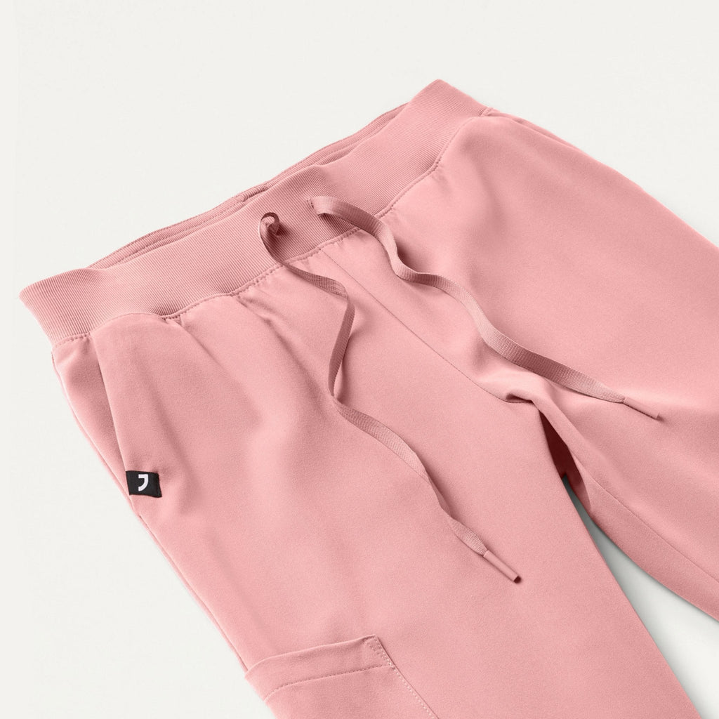 JAANUU Silex Knit - Waist Scrub Jogger Mauve - Get Scrubbed