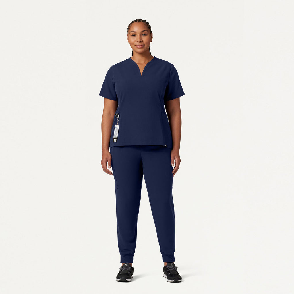 JAANUU Silex Knit - Waist Scrub Jogger Midnight Navy - Get Scrubbed