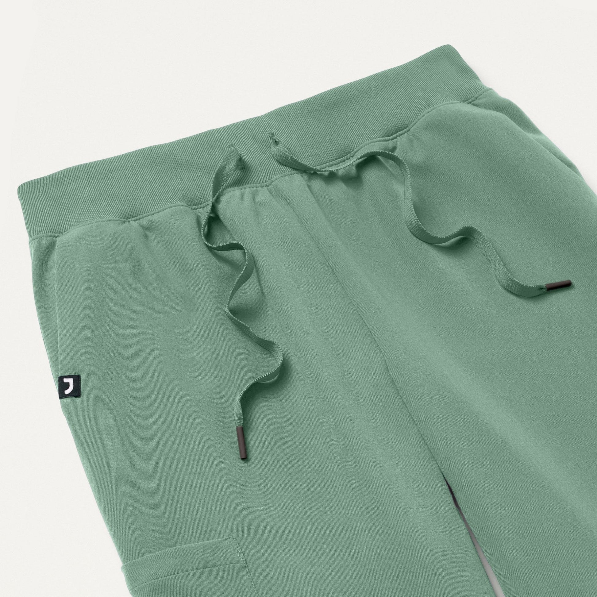 JAANUU Silex Knit - Waist Scrub Jogger Sage - Get Scrubbed